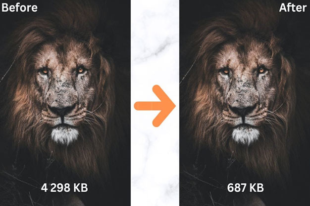 Image optimization for website speed improvement